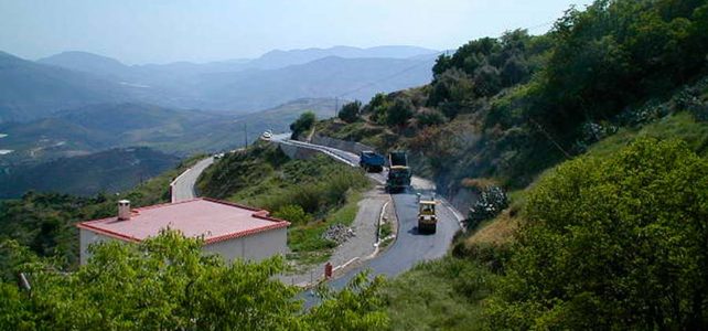 mejora ensanche carretera cañar granada